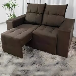 sofa retratil paris uniao r$1.599,99